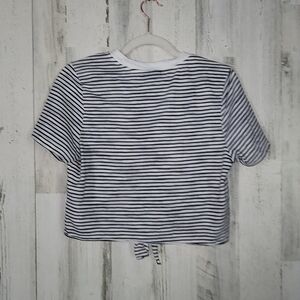 🧡TOPSHOP Striped Cropped Top